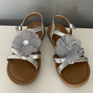 Girls flower sandals